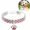 Offres 😉 Wewoo 2 PCS Pet Collier Diamant Élastique Chat Et Chien Collier Bijoux, Taille: L (Rose Blanc) 🌟 -Bon plan Animalerie 3615615257939 1 1