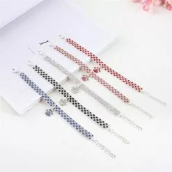 Offres ⌛ Wewoo 2 PCS Pet Collier Diamant Élastique Chat Et Chien Collier Bijoux, Taille: S (Rouge Blanc) 🎁 9 Offres ⌛ Wewoo 2 PCS Pet Collier Diamant Élastique Chat Et Chien Collier Bijoux, Taille: S (Rouge Blanc) 🎁 -Bon plan Animalerie 3615615257939 4
