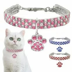 Budget 💯 Wewoo 2 PCS Pet Collier Diamant Élastique Chat Et Chien Collier Bijoux, Taille: L (Blanc) 💯 -Bon plan Animalerie 3615615257939 5 8