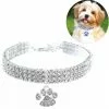 Promo 🎁 Wewoo 2 PCS Pet Collier Diamant Élastique Chat Et Chien Collier Bijoux, Taille: S (Blanc) ⌛ -Bon plan Animalerie 3615615257991 1