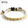 Les meilleures critiques de 🎁 Wewoo Collier de chat de fruits de sangle d'animal familier de 4 PCS avec le collier d'animal familier de cloche d'accessoires de fruits, taille: 1x28cm (a 🛒 -Bon plan Animalerie 3615615258028 1