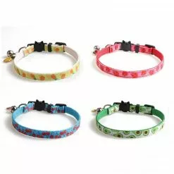Les meilleures critiques de 🔥 Wewoo Collier de chat de fruits de sangle d'animal familier de 4 PCS avec le collier d'animal familier de cloche d'accessoires de fruits, taille: 1x28cm (a 🥰 -Bon plan Animalerie 3615615258035 2