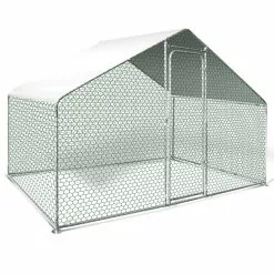 Top 10 ⭐ IDMARKET Enclos poulailler 6 m² parc grillagé 3x2 M acier galvanisé 🤩
