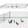 Offres 😍 IDMARKET Kit clôture filet à poules 50 M avec porte 15 piquets double pointes 🔔 -Bon plan Animalerie 3662897021185 1