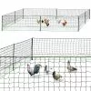 Tout neuf 🔥 IDMARKET Kit clôture filet à poules 24 M avec porte 9 piquets double pointe 🎉 -Bon plan Animalerie 3662897021192 1