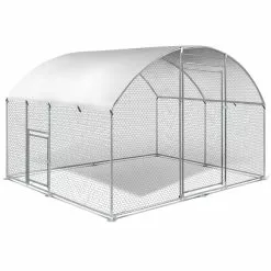 Top 10 👏 IDMARKET Enclos poulailler dôme 7,5 m² parc grillagé 3x2,5 M avec porte latérale ✔️