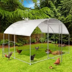 Top 10 👏 IDMARKET Enclos poulailler dôme 7,5 m² parc grillagé 3x2,5 M avec porte latérale ✔️ 13 Top 10 👏 IDMARKET Enclos poulailler dôme 7,5 m² parc grillagé 3x2,5 M avec porte latérale ✔️ -Bon plan Animalerie 3662897039111 5