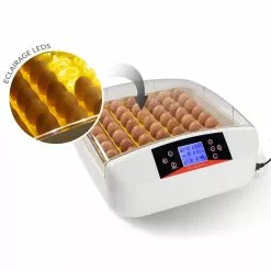 Bon marché 🌟 IDMARKET Couveuse PRO automatique 56 oeufs éclairés incubateur autonome avec LED mire oeufs ⌛ 12 Bon marché 🌟 IDMARKET Couveuse PRO automatique 56 oeufs éclairés incubateur autonome avec LED mire oeufs ⌛ -Bon plan Animalerie 3662897045341 4