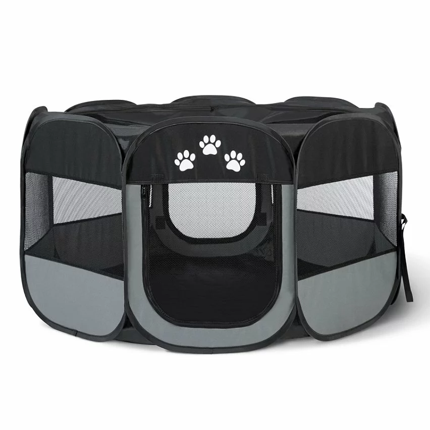 Tout neuf 😍 IDMARKET Enclos pliable pour animaux parc chien et chat 110 x 110 x 64 CM ⌛ 3 Tout neuf 😍 IDMARKET Enclos pliable pour animaux parc chien et chat 110 x 110 x 64 CM ⌛