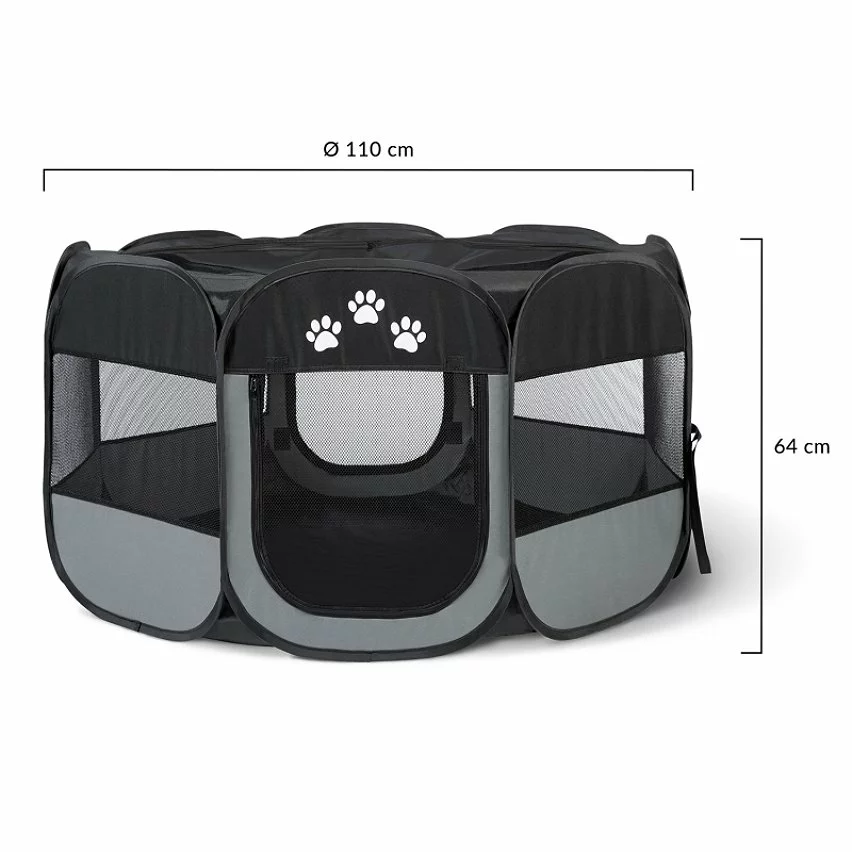 Tout neuf 😍 IDMARKET Enclos pliable pour animaux parc chien et chat 110 x 110 x 64 CM ⌛ 6 Tout neuf 😍 IDMARKET Enclos pliable pour animaux parc chien et chat 110 x 110 x 64 CM ⌛ – Image 4