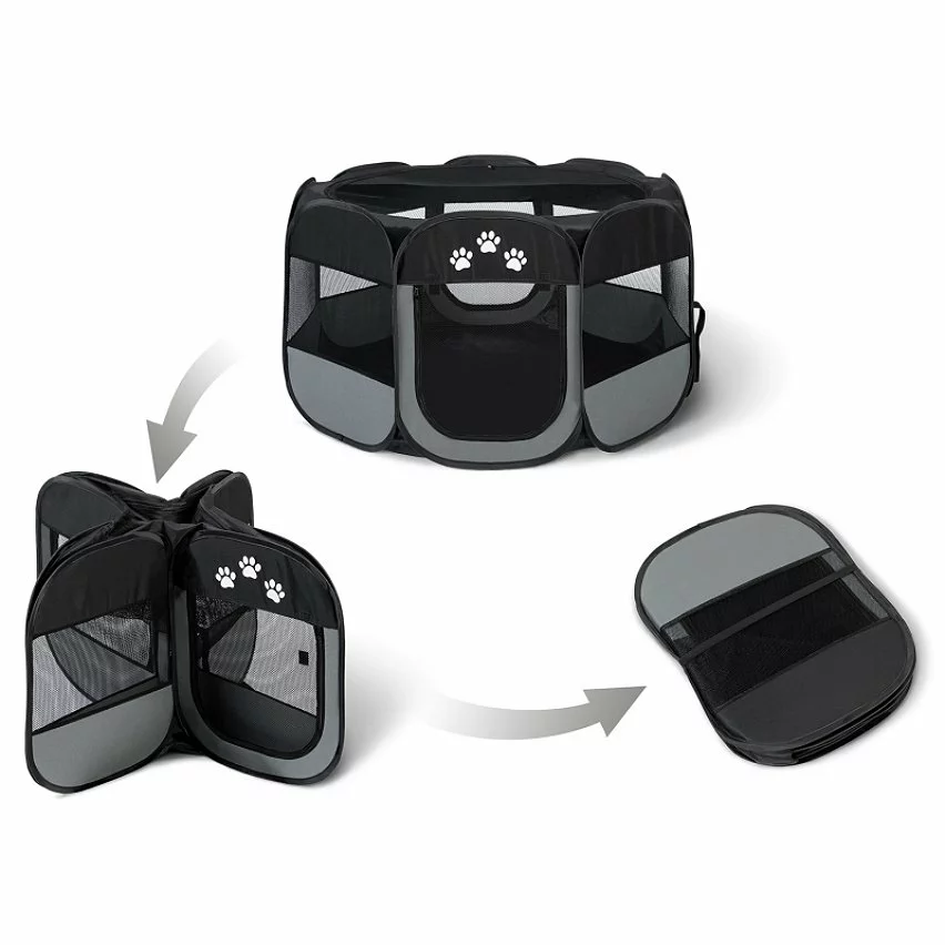 Tout neuf 😍 IDMARKET Enclos pliable pour animaux parc chien et chat 110 x 110 x 64 CM ⌛ 9 Tout neuf 😍 IDMARKET Enclos pliable pour animaux parc chien et chat 110 x 110 x 64 CM ⌛ – Image 7