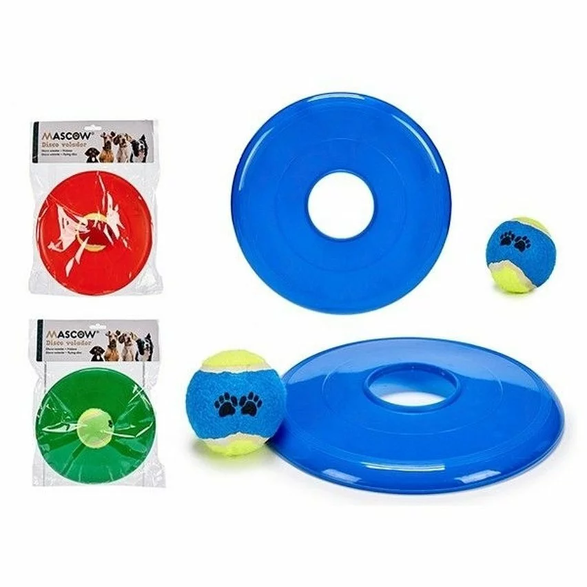 Grosses soldes ⭐ Totalcadeau Disque frisbee avec balle pour chien jouet pour chien 🎉 4 Grosses soldes ⭐ Totalcadeau Disque frisbee avec balle pour chien jouet pour chien 🎉 – Image 2