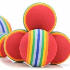Acheter 🤩 Totalcadeau 5 Balles pour animal arc-en-ciel jouet pour chat 5 Balles 🎉 -Bon plan Animalerie 3664996339116 2