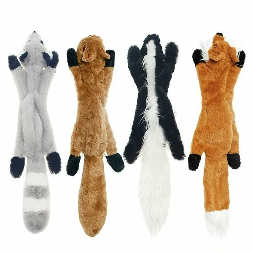 Nouveau 🎁 Totalcadeau Jouet mordiller animal en peluche pour chien avec 2 couineurs renard 🔔 6 Nouveau 🎁 Totalcadeau Jouet mordiller animal en peluche pour chien avec 2 couineurs renard 🔔 – Image 4