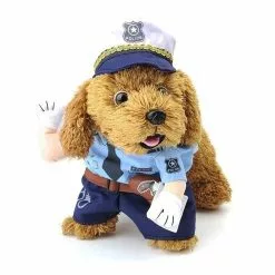 Bon marché ⭐ Totalcadeau Costume chien policier chemise bleue deguisement 🤩