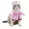 Nouveau 👍 Totalcadeau Costume Infirmière pour Chat déguisement avec bandeau 🎁