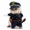 Meilleure vente 🎉 Totalcadeau Costume pour chat et petit chien agent de police deguisement vetement 🤩 -Bon plan Animalerie 3664996383645 1