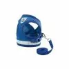 Coupon 😀 Passionimaux59 Harnais Souple Respirant Réfléchissant + Laisse pour Chien Chiot Chat - Bleu/ bleu foncé - L 😀 -Bon plan Animalerie 3701491701052 1 1