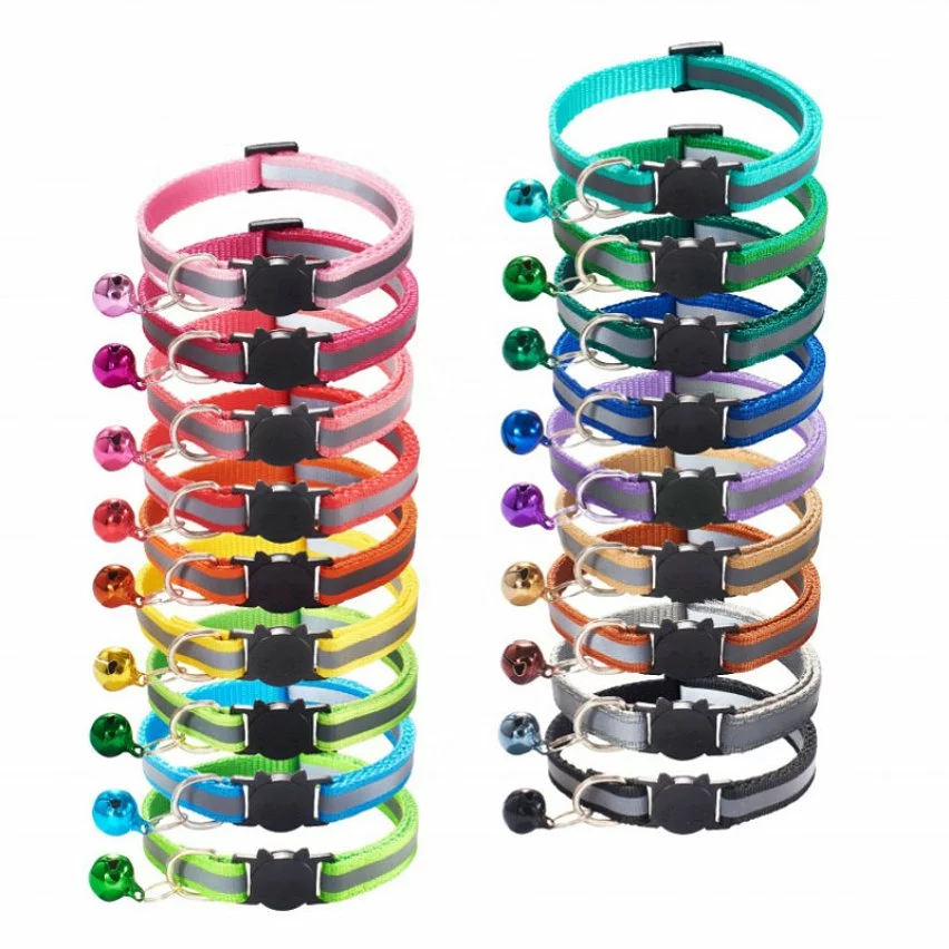 Top 10 🛒 Passionimaux59 Collier Nylon Réfléchissant Anti Étranglement Pour Chat Chaton avec Grelot - Gris 😍 3 Top 10 🛒 Passionimaux59 Collier Nylon Réfléchissant Anti Étranglement Pour Chat Chaton avec Grelot - Gris 😍