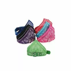 Budget 💯 Passionimaux59 Collier Cuir PU avec Bandana pour Chien ou Chat - Violet - S 😉 -Bon plan Animalerie 3701491703254 3 4