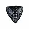 Offres 😍 Passionimaux59 Collier Cuir PU avec Bandana pour Chien ou Chat - Noir - XS 🥰 -Bon plan Animalerie 3701491703261 1 1