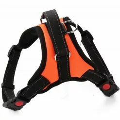 Acheter 🤩 Passionimaux59 Harnais Rembourré Réglable Souple Respirant Pour Chien Promenade - Orange - M 🛒 -Bon plan Animalerie 3701491704367 1