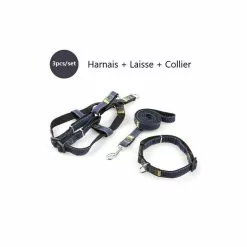 De gros 😉 Passionimaux59 Lot de 3 Pièces Harnais Laisse Collier 👖 Jeans Chien Chat Chiot Promenade - Noir - M 😀 5 De gros 😉 Passionimaux59 Lot de 3 Pièces Harnais Laisse Collier 👖 Jeans Chien Chat Chiot Promenade - Noir - M 😀 -Bon plan Animalerie 3701491704411 3