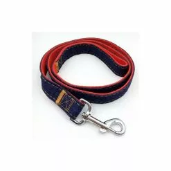 Coupon 🌟 Passionimaux59 Lot de 3 Pièces Harnais Laisse Collier 👖 Jeans Chien Chat Chiot Promenade - Rouge - M ❤️ -Bon plan Animalerie 3701491704473 4 2
