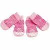 Sortie 🔥 Passionimaux59 Lot de 4 Chaussettes Anti Glisse Pour Chien Chiot Chat Confortable Antidérapante - Chiné Rose - S ✔️ -Bon plan Animalerie 3701491705012 1