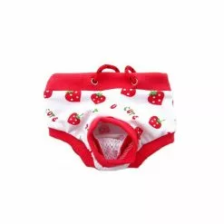 Promo 🔔 Passionimaux59 Couche-Culotte Bandes Hygiénique Pour Chien Réglable Lavable Réutilisable - Rouge - XL 😍 -Bon plan Animalerie 3701491705562 1 1
