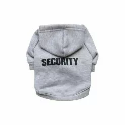 Remise 👏 Passionimaux59 Pull Sweat Security Molletonné Chaud pour Chien ou Chat Taille du XS à L Vêtement Confort - Gris - S 🧨 -Bon plan Animalerie 3701491706316 1 1
