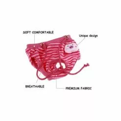 Meilleure vente 👏 Passionimaux59 Couche-Culotte 3D Bandes Hygiénique Pour Chien Réglable Lavable Réutilisable - Rose Foncé - M ⌛ -Bon plan Animalerie 3701491706613 6 2