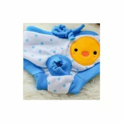 Remise 🎉 Passionimaux59 Couche-Culotte Bandes Hygiénique Pour Chien Réglable Lavable Réutilisable - Bleu/ bleu foncé - L ❤️ -Bon plan Animalerie 3701491706798 1