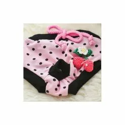 Nouveau 🛒 Passionimaux59 Couche-Culotte Bandes Hygiénique Pour Chien Réglable Lavable Réutilisable - Rose - L ✨ -Bon plan Animalerie 3701491706866 1 1