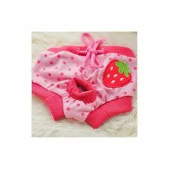 Meilleur prix ❤️ Passionimaux59 Couche-Culotte Bandes Hygiénique Pour Chien Réglable Lavable Réutilisable - Rose - L 👍 -Bon plan Animalerie 3701491706897 1