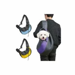 Offres ✔️ Passionimaux59 Sac de Transport Bandoulière pour Petit Chien Chat Sortie Promenade - Bleu/ bleu foncé - M 😉 -Bon plan Animalerie 3701491707399 3