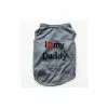 Meilleur prix 🎁 Passionimaux59 Vêtement T-shirt Coton été I Love my Daddy pour Chien Chiot Chat 7 Couleurs - Gris - S 🌟 -Bon plan Animalerie 3701491707627 1 1