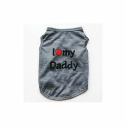 Top 10 🌟 Passionimaux59 Vêtement T-shirt Coton été I Love my Daddy pour Chien Chiot Chat 7 Couleurs - Gris - XS 🥰 5 Top 10 🌟 Passionimaux59 Vêtement T-shirt Coton été I Love my Daddy pour Chien Chiot Chat 7 Couleurs - Gris - XS 🥰 -Bon plan Animalerie 3701491707627 1 3