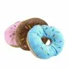 Vente flash 😀 Passionimaux59 Jouet pour Chien Chat Donuts Anneau Sonore à Mâcher et Lancer en Peluche - Marron 🥰 -Bon plan Animalerie 3701491708235 1