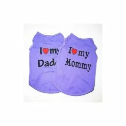 Meilleure vente 🔔 Passionimaux59 Vêtement T-shirt Coton été I Love my Mommy Pour Chien Chiot Chat 7 Couleurs - Violet - L 🤩 5 Meilleure vente 🔔 Passionimaux59 Vêtement T-shirt Coton été I Love my Mommy Pour Chien Chiot Chat 7 Couleurs - Violet - L 🤩 -Bon plan Animalerie 3701491708488 1