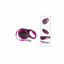 Tout neuf 😍 Passionimaux59 Laisse à Enrouleur Rétractable Automatique Pour Chien Chat en Nylon - Rose 🔔 -Bon plan Animalerie 3701491709102 6