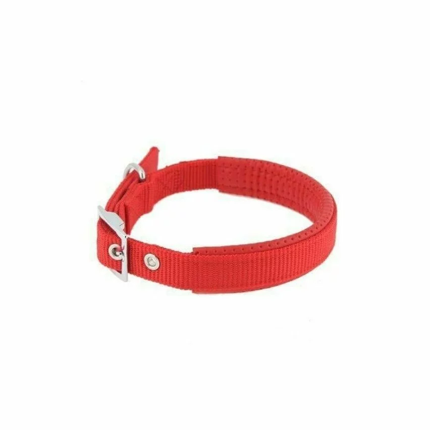 De gros 🛒 Passionimaux59 Collier Nylon Pour Chien Réglable Avec Protection Cuir PU - Rouge - M 🧨 3 De gros 🛒 Passionimaux59 Collier Nylon Pour Chien Réglable Avec Protection Cuir PU - Rouge - M 🧨