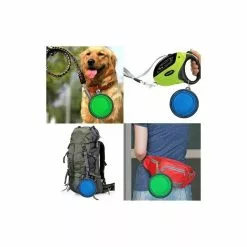 Grosses soldes ⌛ Passionimaux59 Gamelle Pliable En Silicone Bol Avec Mousqueton Pour Chien Chat 1000ML - Noir 🧨 -Bon plan Animalerie 3701491709751 4