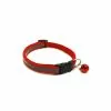 Vente flash 👍 Passionimaux59 Collier Nylon réfléchissant pour Chat petit Chien avec Grelot - Rouge 🛒 -Bon plan Animalerie 3701491710559 2 2