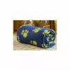 Meilleur prix 💯 Passionimaux59 Couverture Plaid Pour Chien Chiot Ou Chat Motif Patte Tapis Coussin Couchage - Bleu/ bleu foncé ⌛ -Bon plan Animalerie 3701491710993 1