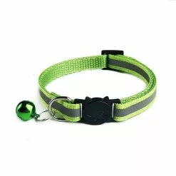 Tout neuf 🔥 Passionimaux59 Collier Nylon Réfléchissant Anti Étranglement Pour Chat Chaton avec Grelot - Jaune Fluorescents 💯 -Bon plan Animalerie 3701491711273 1