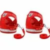 Promo 🛒 Passionimaux59 Lot de 2 Harnais Souple Respirant Réfléchissant + Laisse Couleur Rouge Taille XL ❤️ -Bon plan Animalerie 3701491712874 1