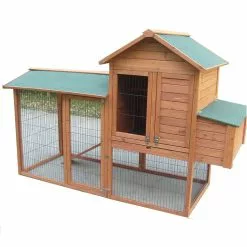 Budget 😍 Poulailler bi-corps 5-8 poules - po2309 - habrita 😀