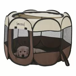 Meilleure affaire 🎉 Parc pliable Telford pour animaux de compagnie 43 x 74 x 74 cm [en.casa] 😉