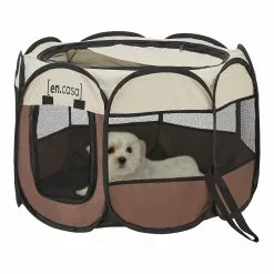 Meilleur prix 👍 Parc pliable Telford pour animaux de compagnie 58 x 91 x 91 cm [en.casa] ⭐